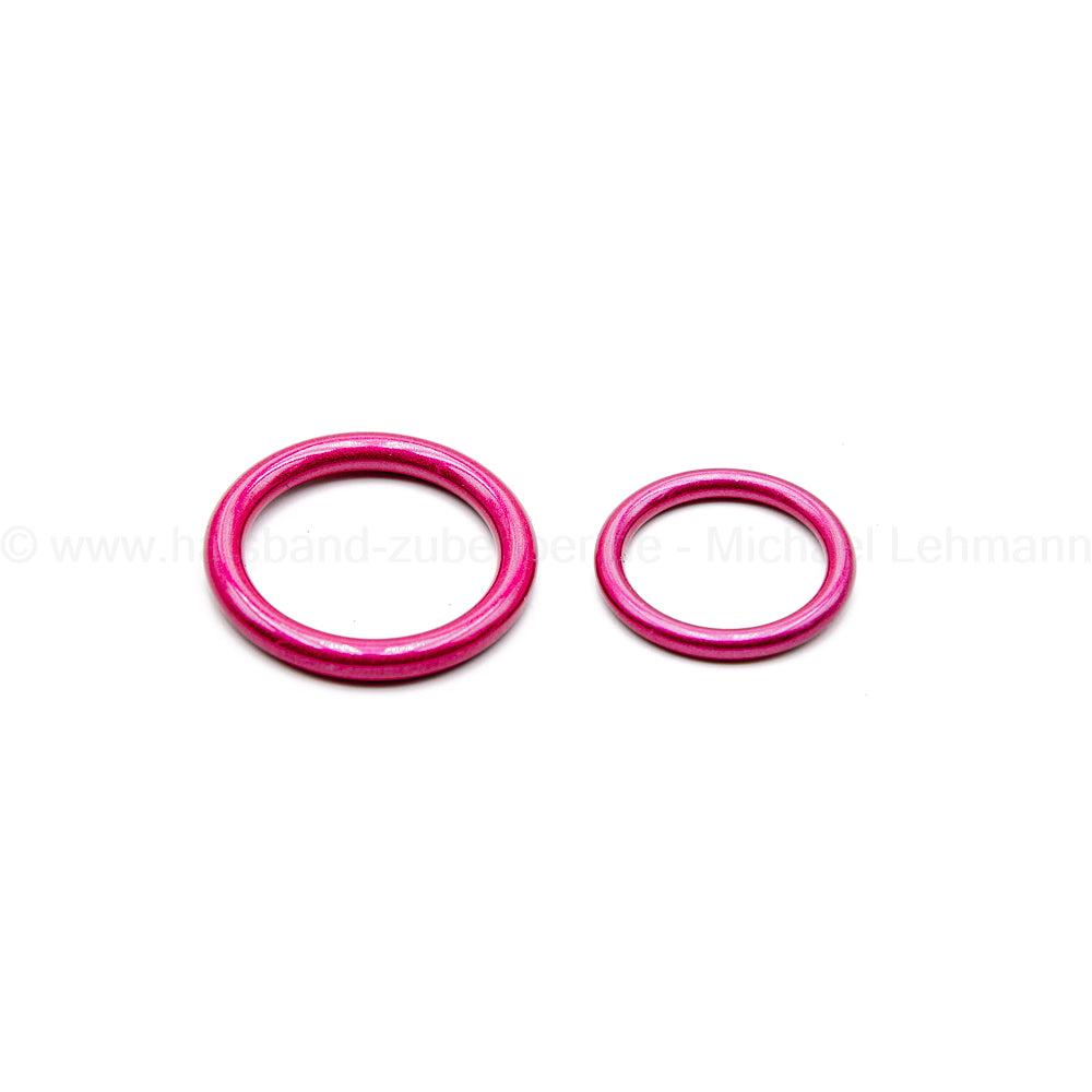 Anillo redondo Galaxia Rosa