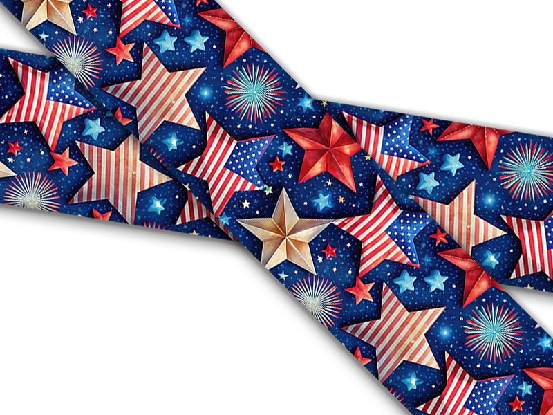 Biothane® mit UV Druck (US Import) Happy-4th