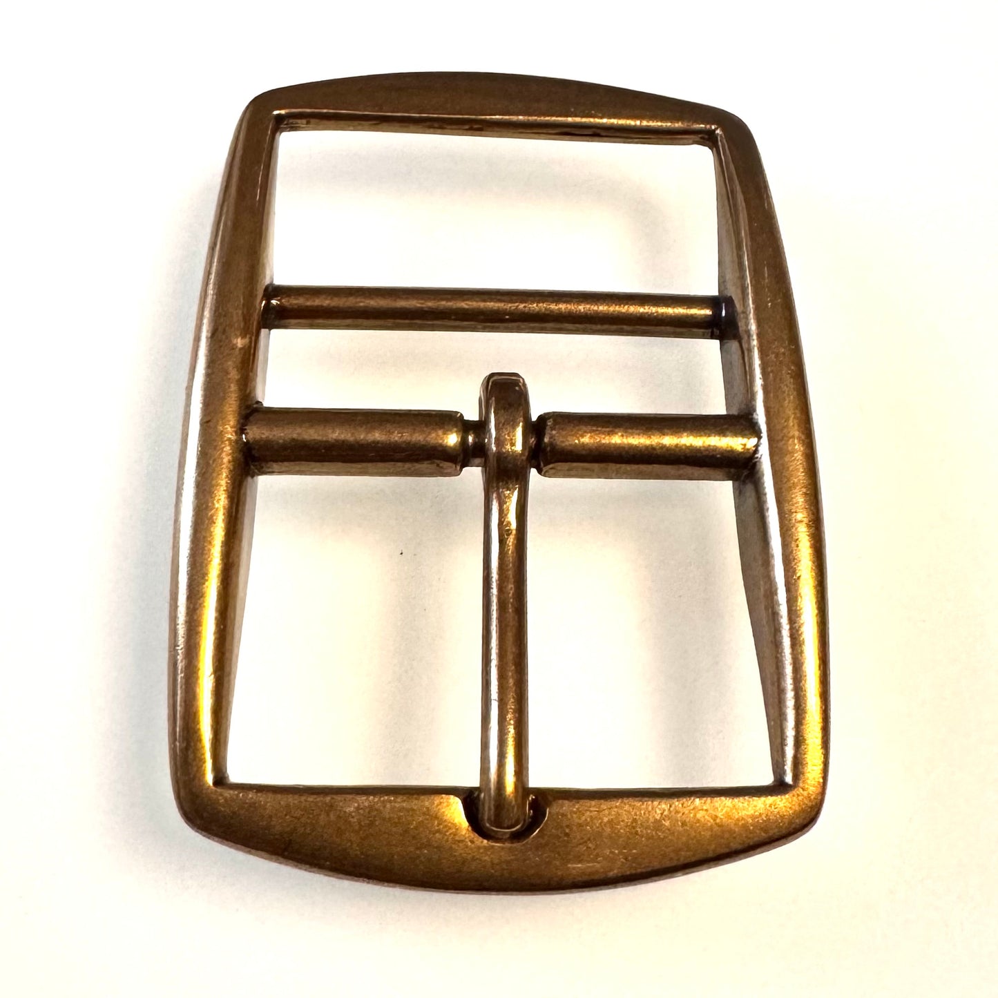 Double bar buckle 38mm stainless steel coated