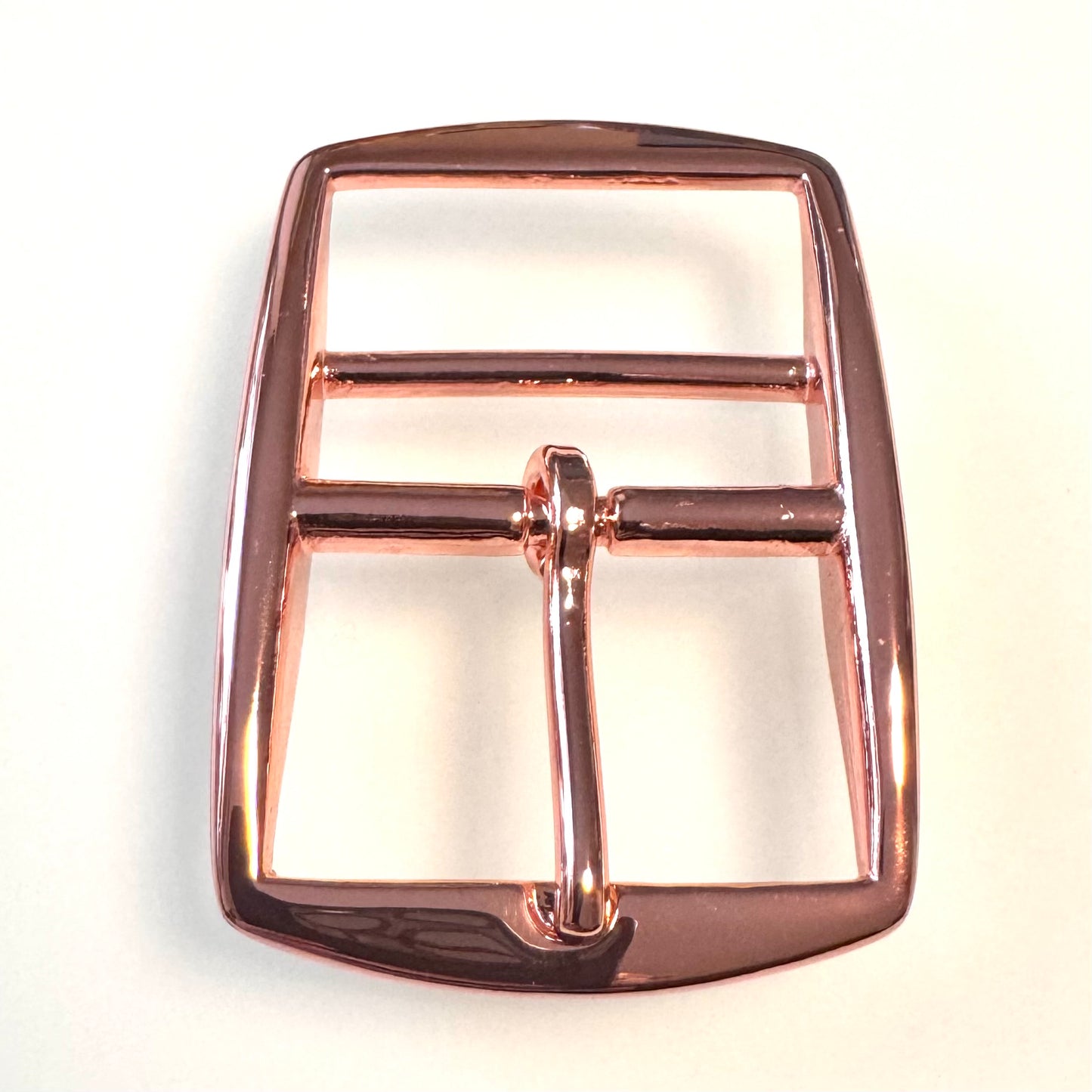 Double bar buckle 38mm stainless steel coated