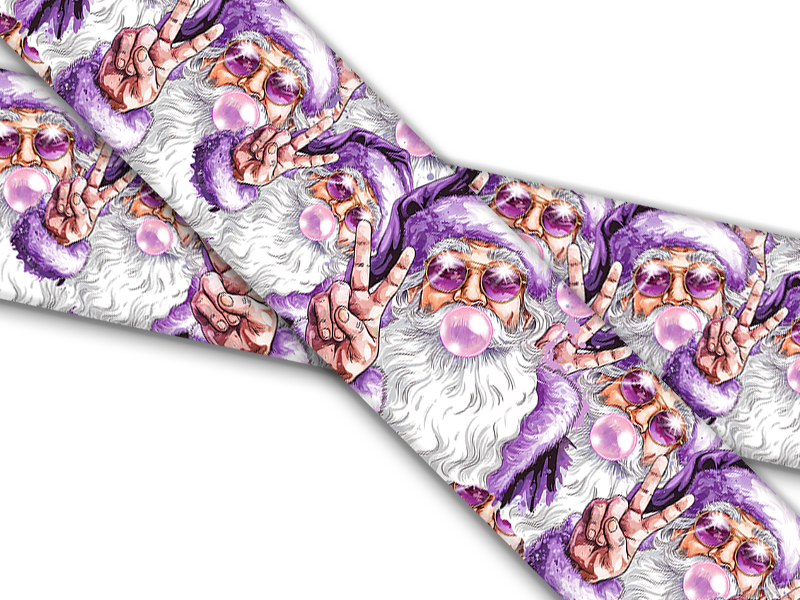 Biothane® with UV print (US import) carved leather crimson