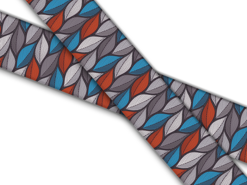 Biothane® mit UV Druck (US Import) Abstract Feathers