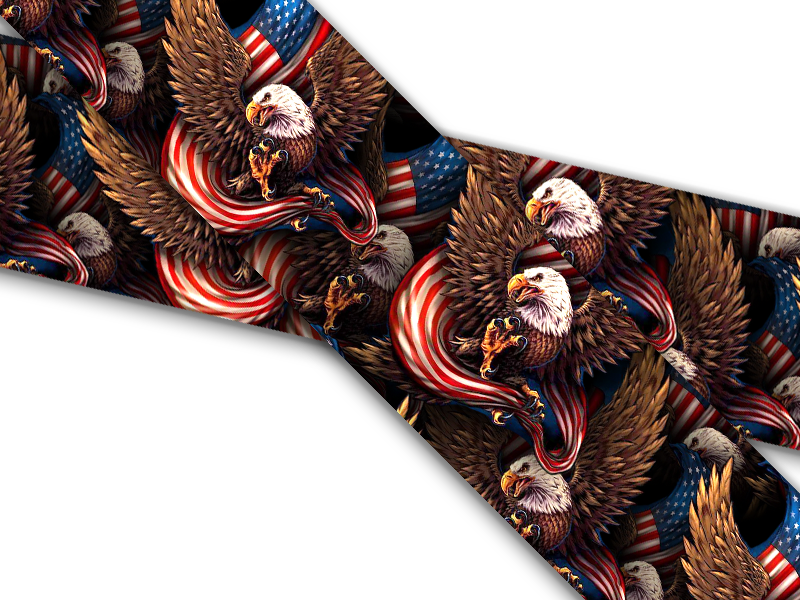 Biothane® with UV print (US import) American-Eagle