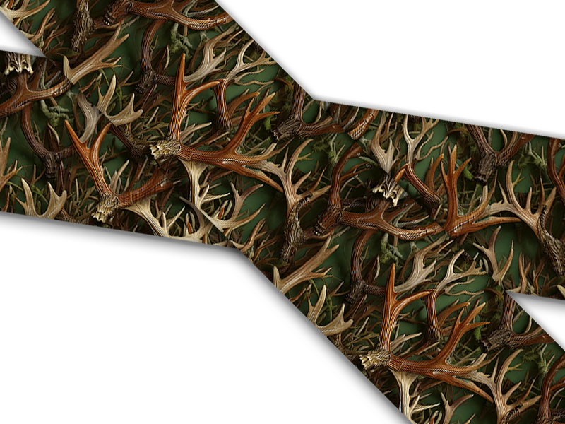 Biothane® mit UV Druck (US Import) Antlers