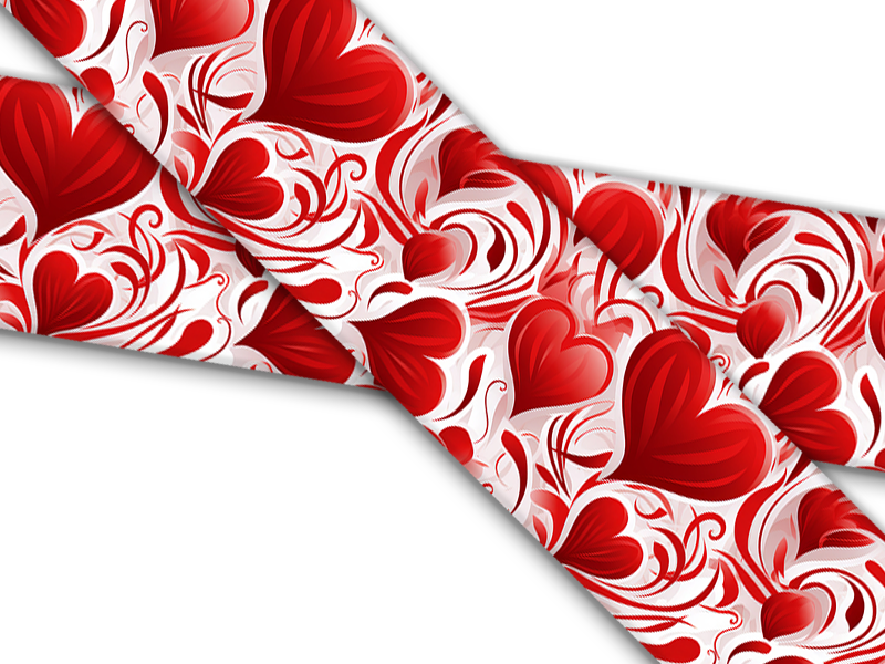 Biothane® mit UV Druck (US Import) Artistic-Hearts