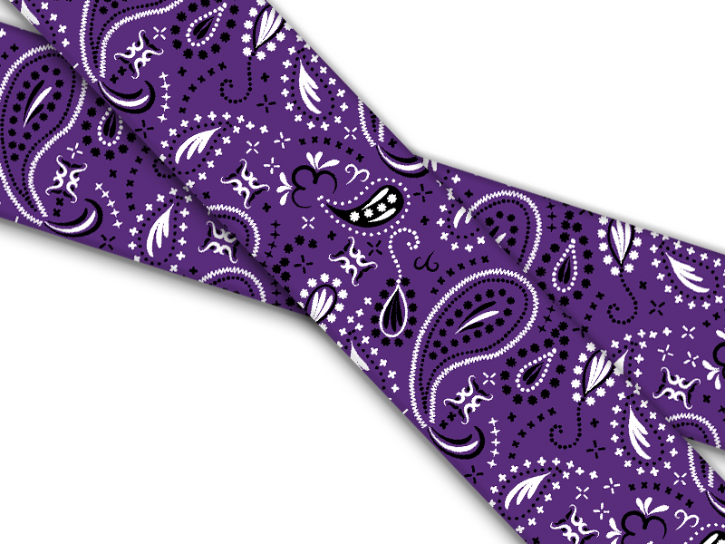 Biothane® con stampa UV (importazione dagli Stati Uniti) Bandana-Viola