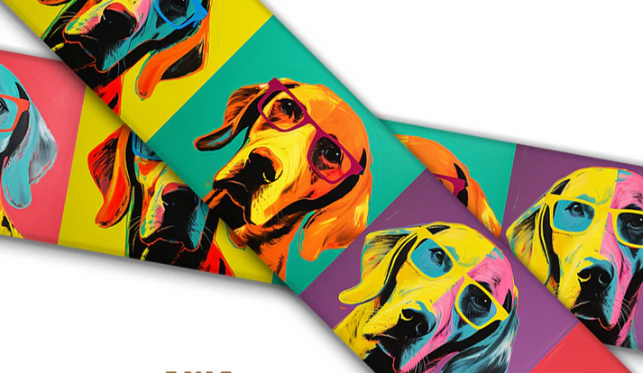 Biothane® con stampa UV (importazione USA) pelle intagliata cremisi