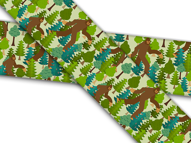 Biothane® with UV print (US import) Mushroom-Forest