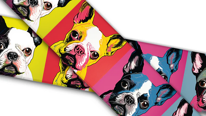 Biothane® con stampa UV (importazione USA) pelle intagliata cremisi