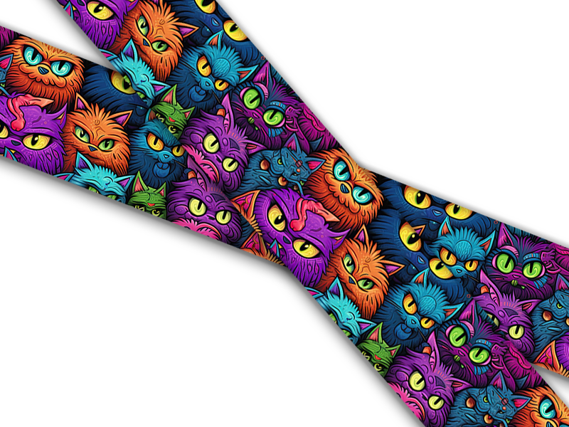 Biothane® with UV print (US import) Cat-Tastic