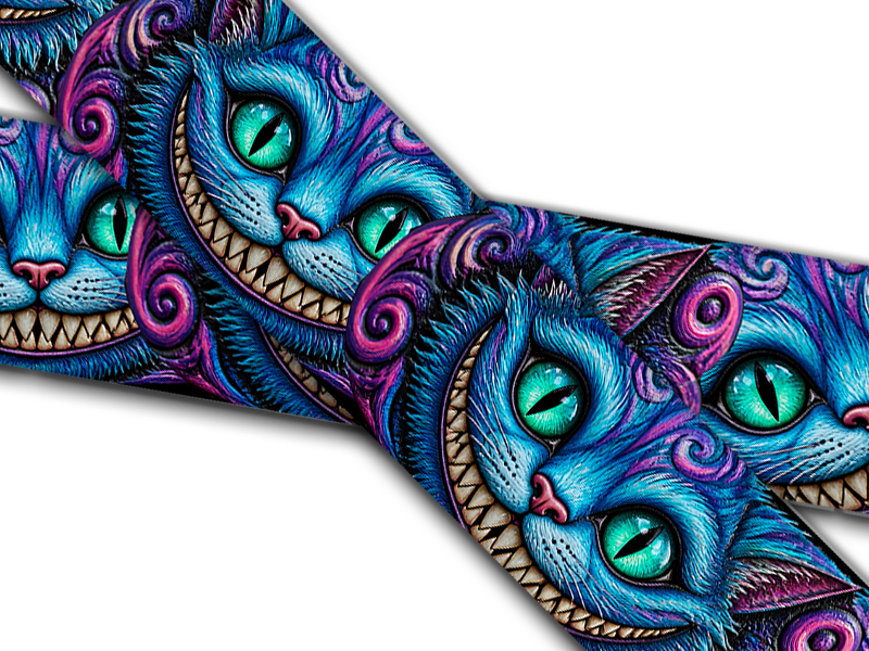 Biothane® mit UV Druck (US Import) Cheshire Cat