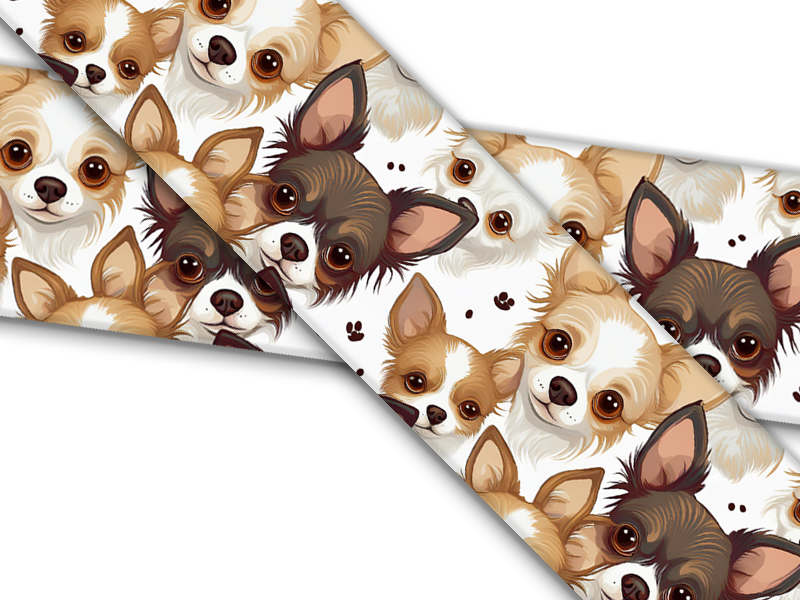 Biothane® with UV print (US import) Chihuahuas