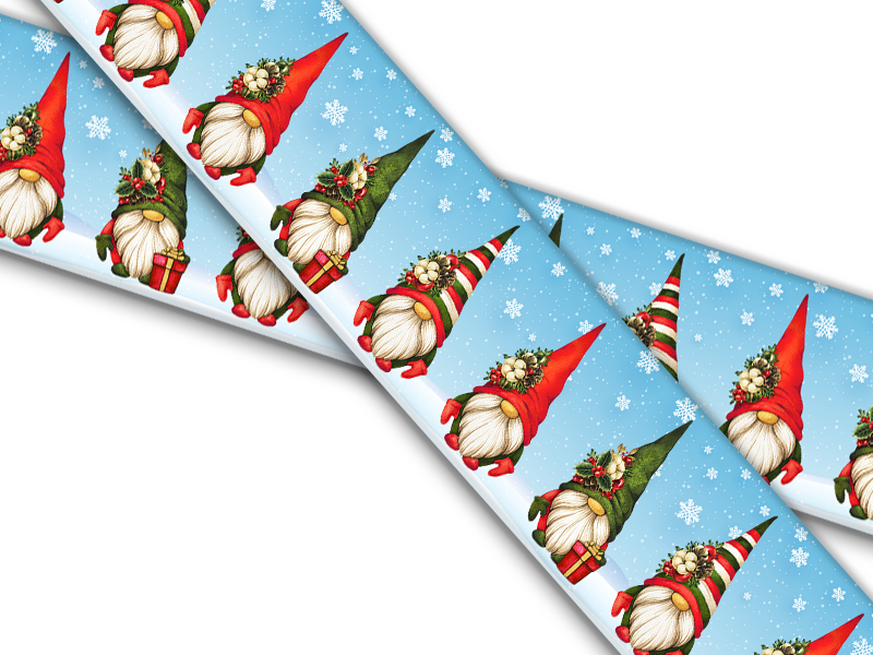 Biothane® mit UV Druck (US Import) Christmas-Gnomes