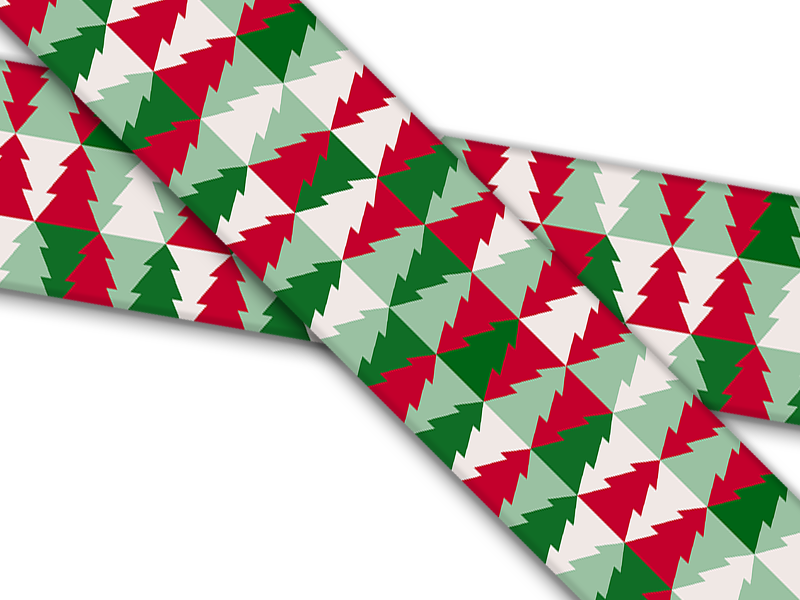 Biothane® mit UV Druck (US Import) Christmas-Trees