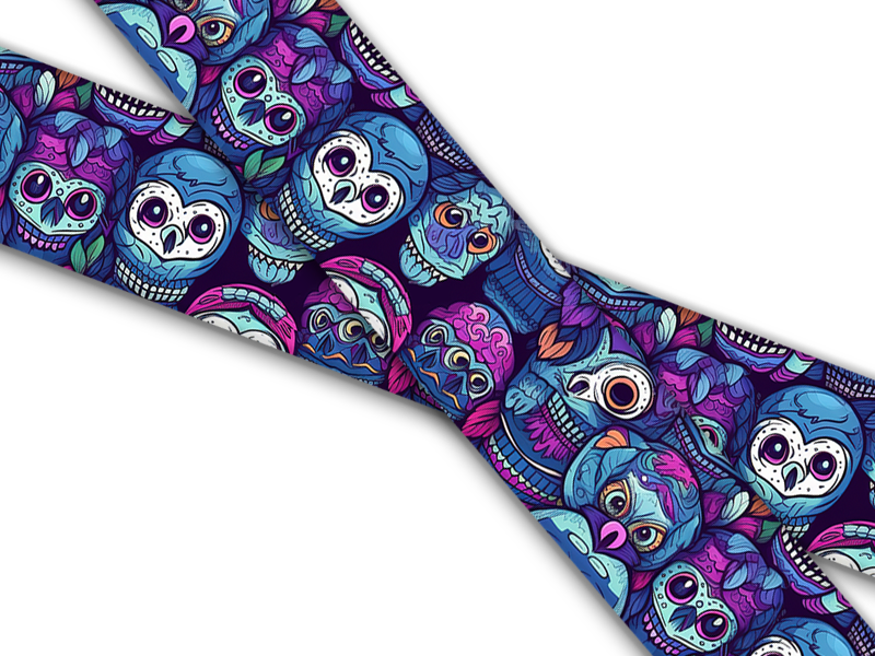 Biothane® mit UV Druck (US Import) Crazy-Owls