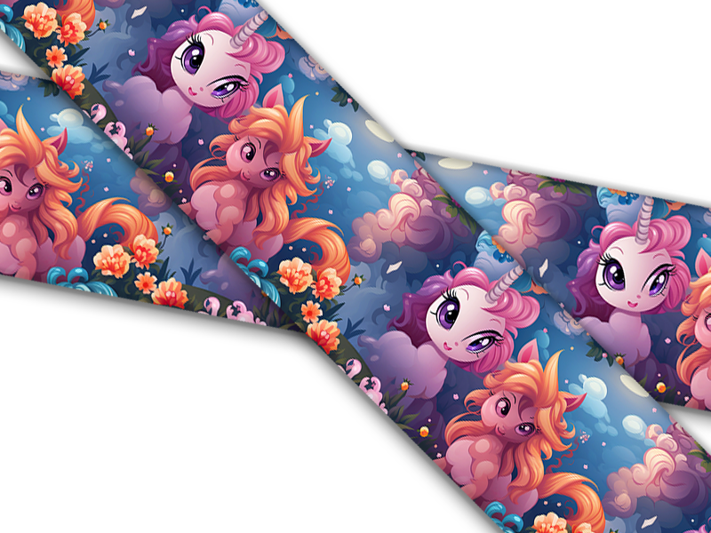 Biothane® mit UV Druck (US Import) Cute-Unicorns
