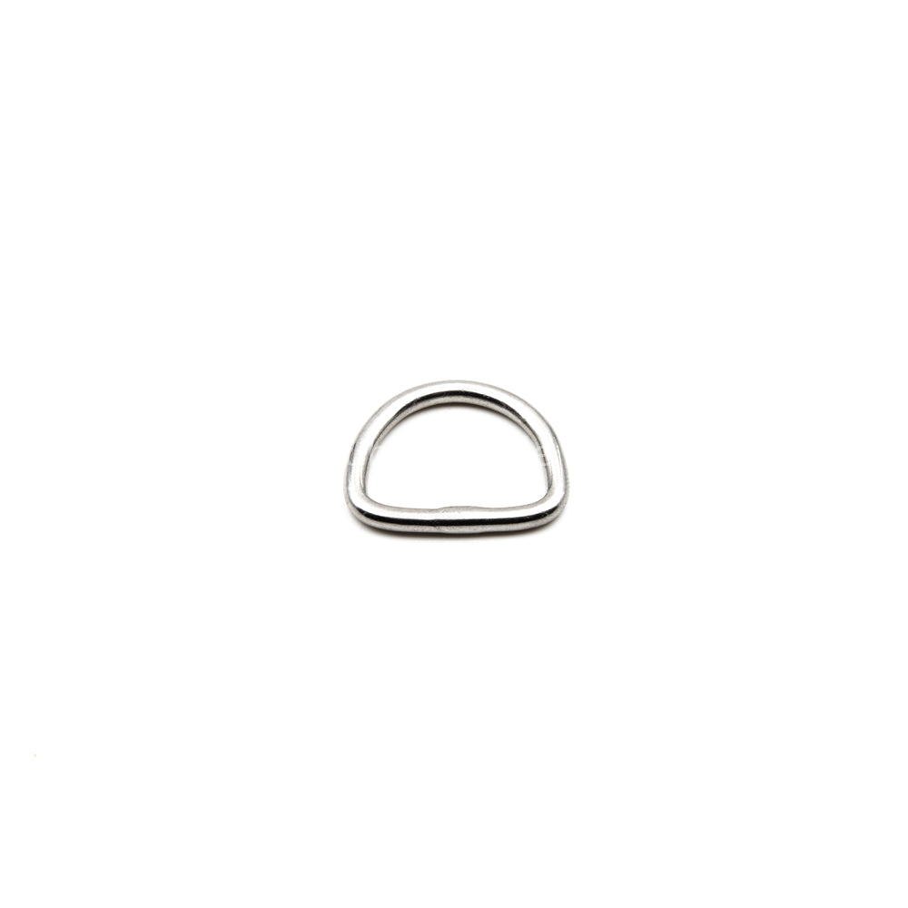 Anillo en D de acero inoxidable.