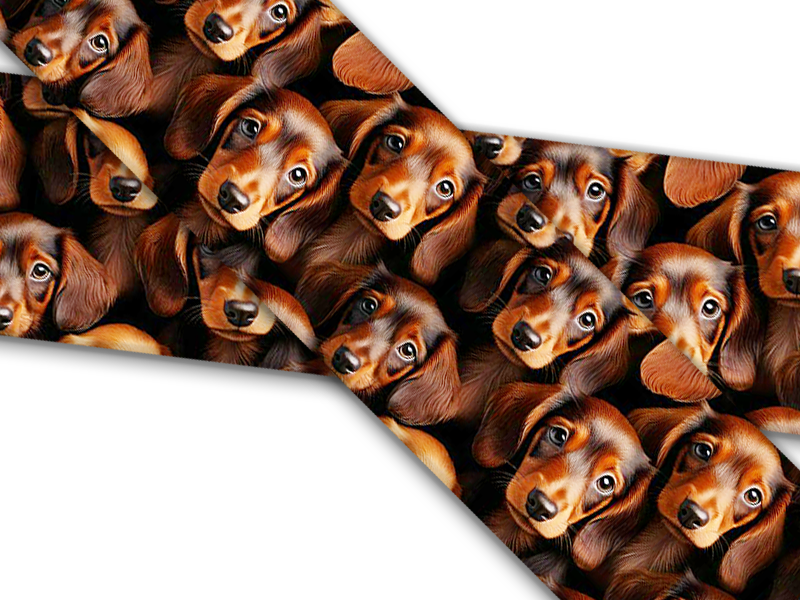 Biothane® with UV print (US import) Dachshund