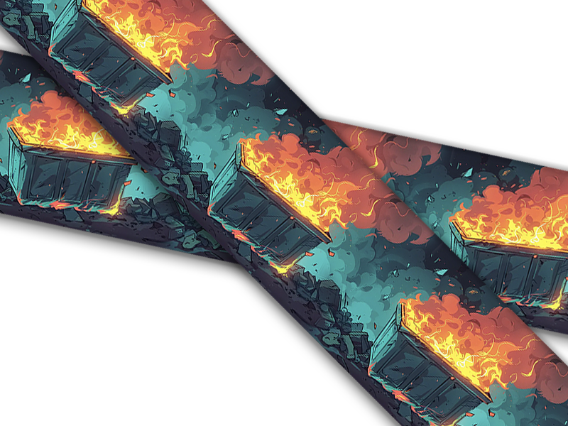 Biothane® with UV print (US import) carved leather crimson