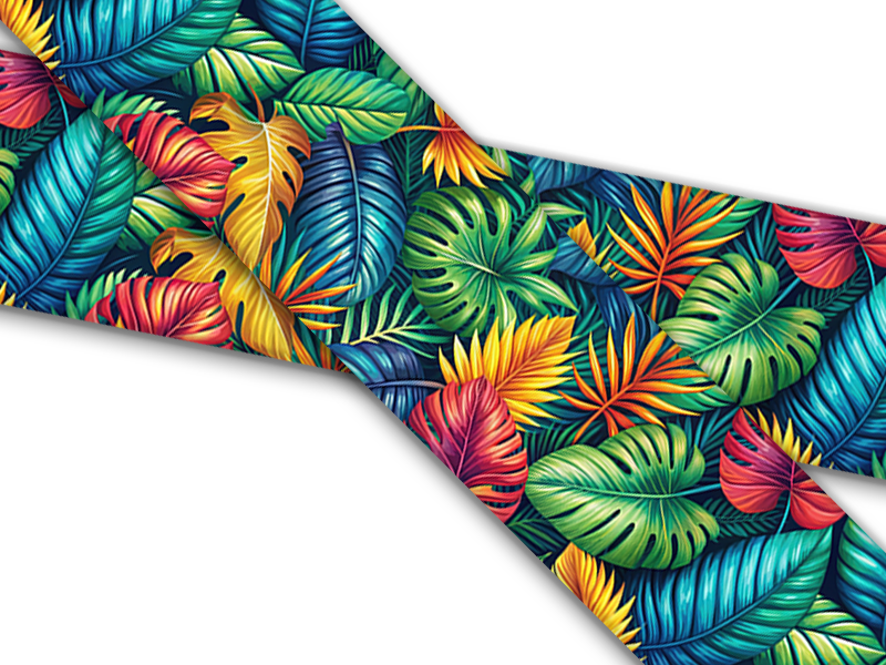 Biothane® mit UV Druck (US Import) Exotic-Tropics