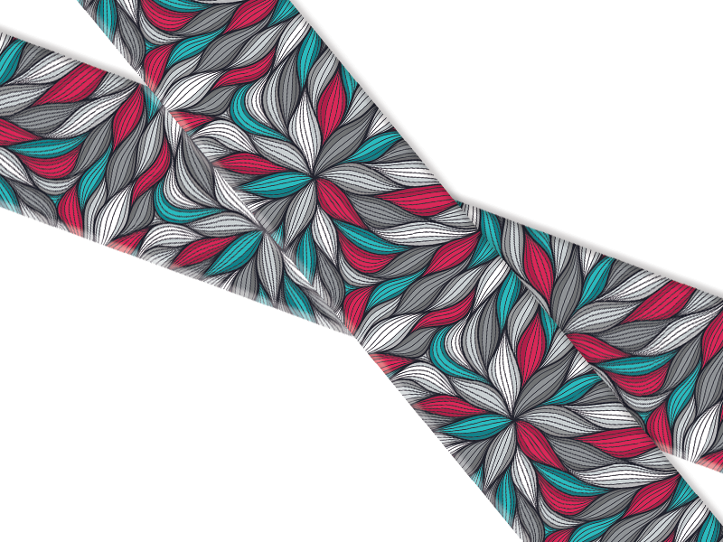 Biothane® avec impression UV "Fleurs Fantaisie"