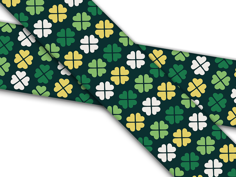 Biothane® mit UV Druck (US Import) Four-Leaf