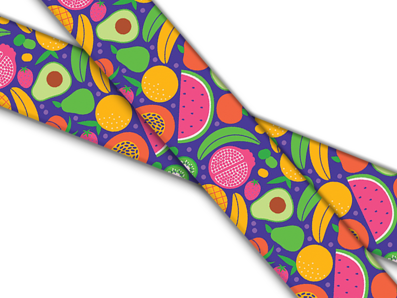 Biothane® avec impression UV « Corbeille de Fruits »