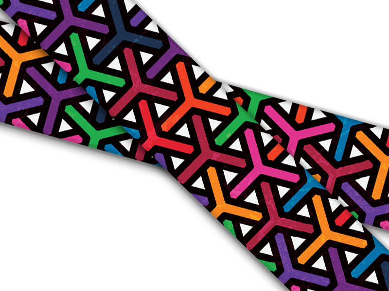 Biothane® mit UV Druck (US Import) Geo-Weave
