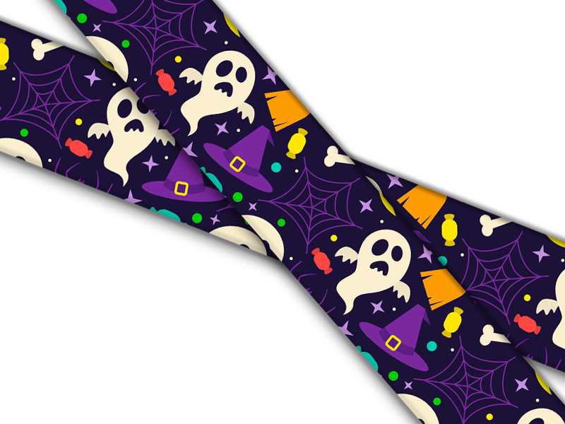 Biothane® with UV print (US Import) Ghostly