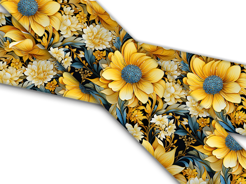 Biothane® with UV print (US import) Goldenrod