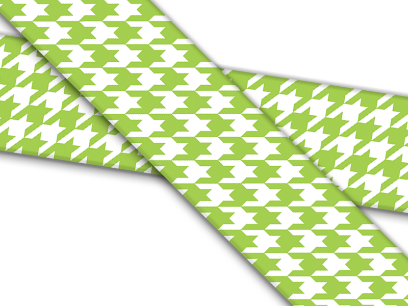 Biothane® mit UV Druck (US Import) Houndstooth-apple