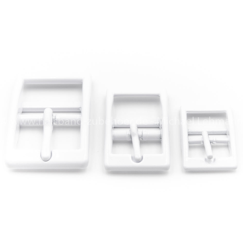 Double Bar Buckle White