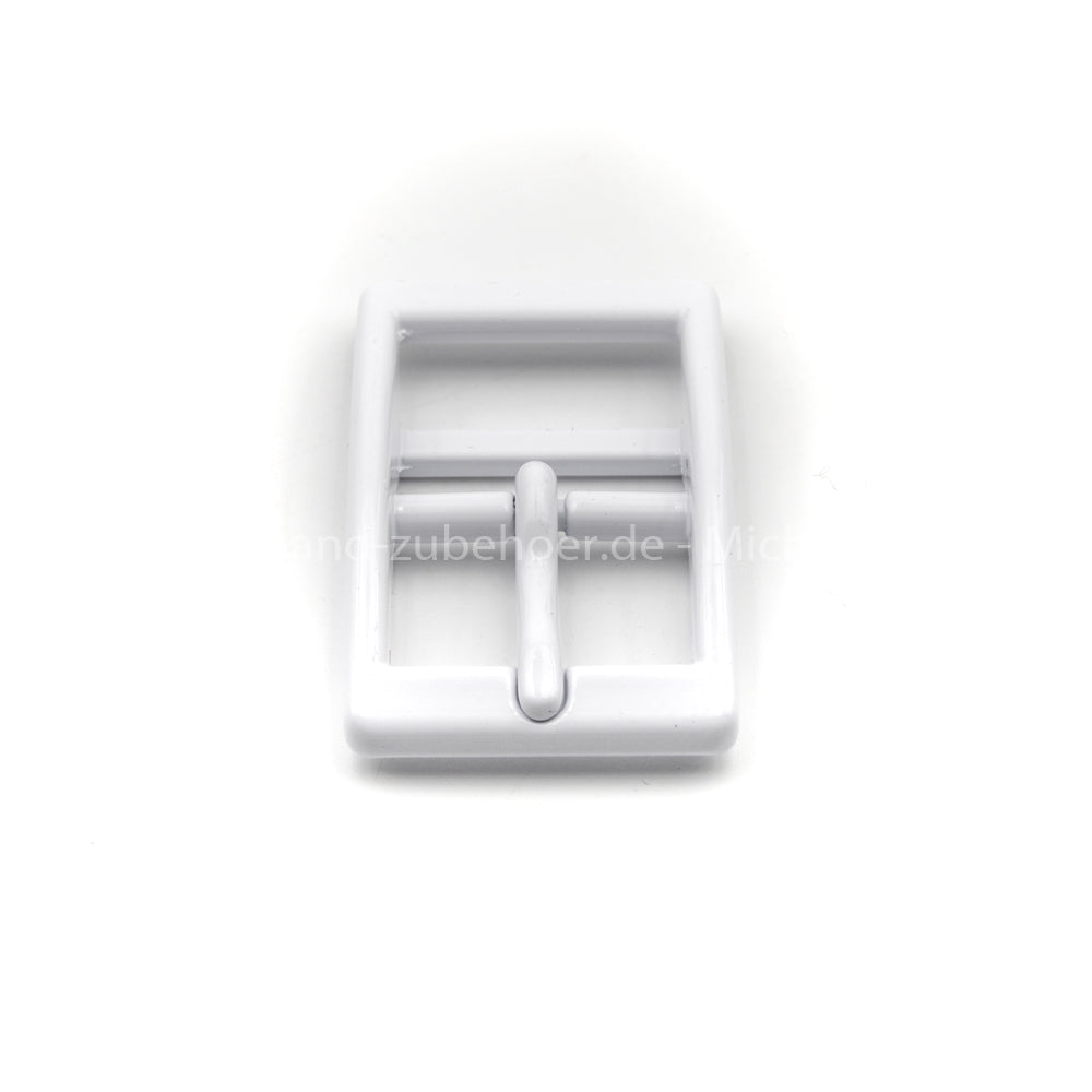 Double Bar Buckle White