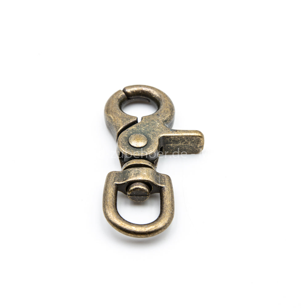 Scherenkarabiner Antik Bronze