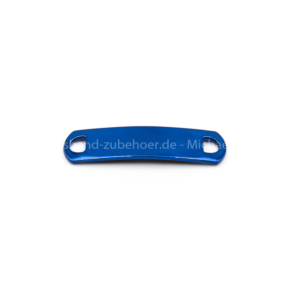Edelstahl Verbinder Candy Blau