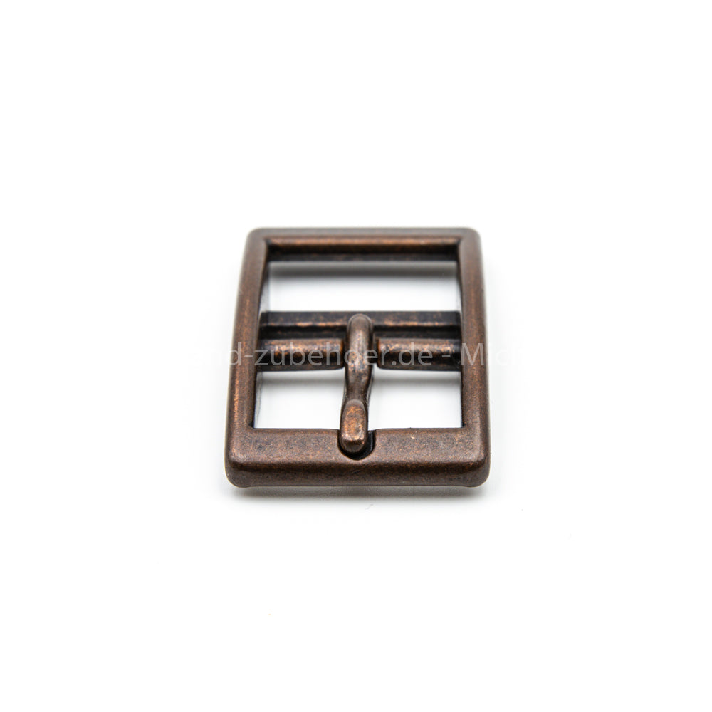 Hebilla de doble puente cobre antiguo