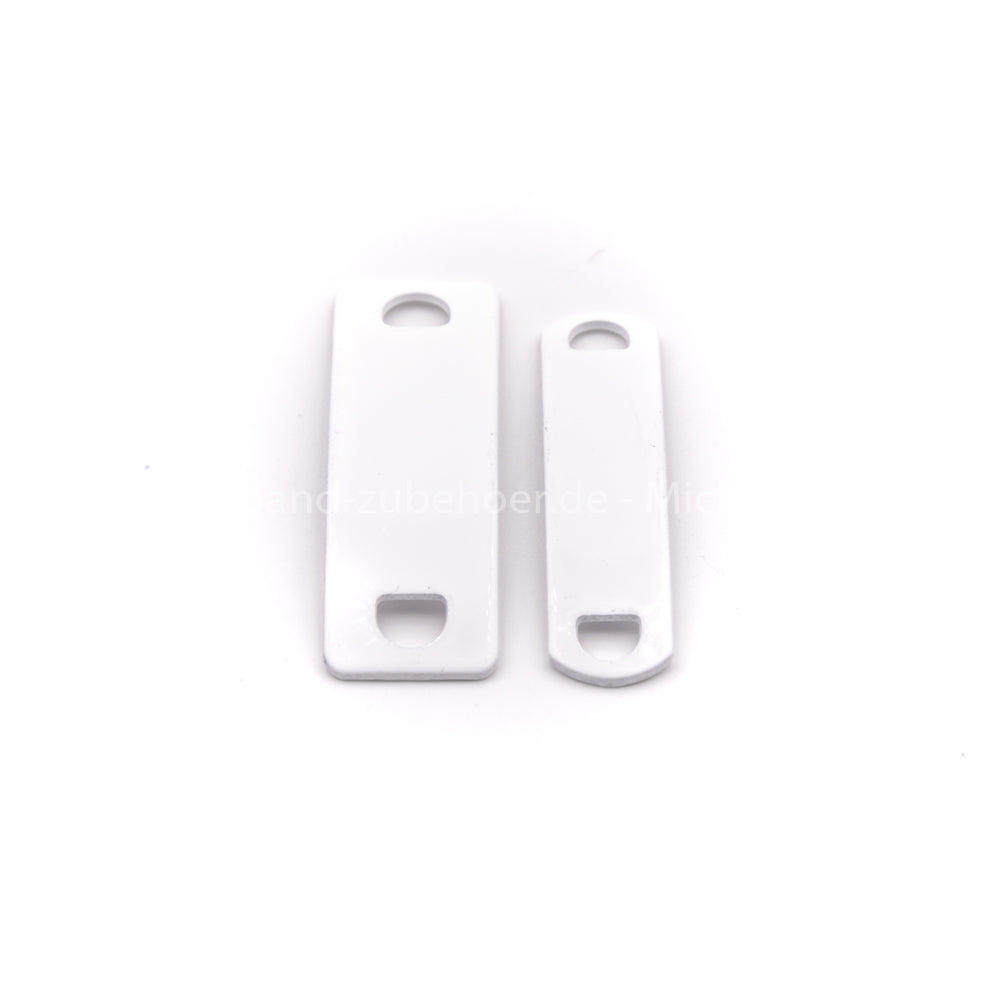 Conector de acero inoxidable blanco
