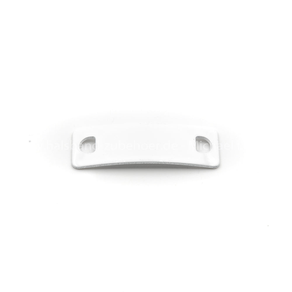 Conector de acero inoxidable blanco