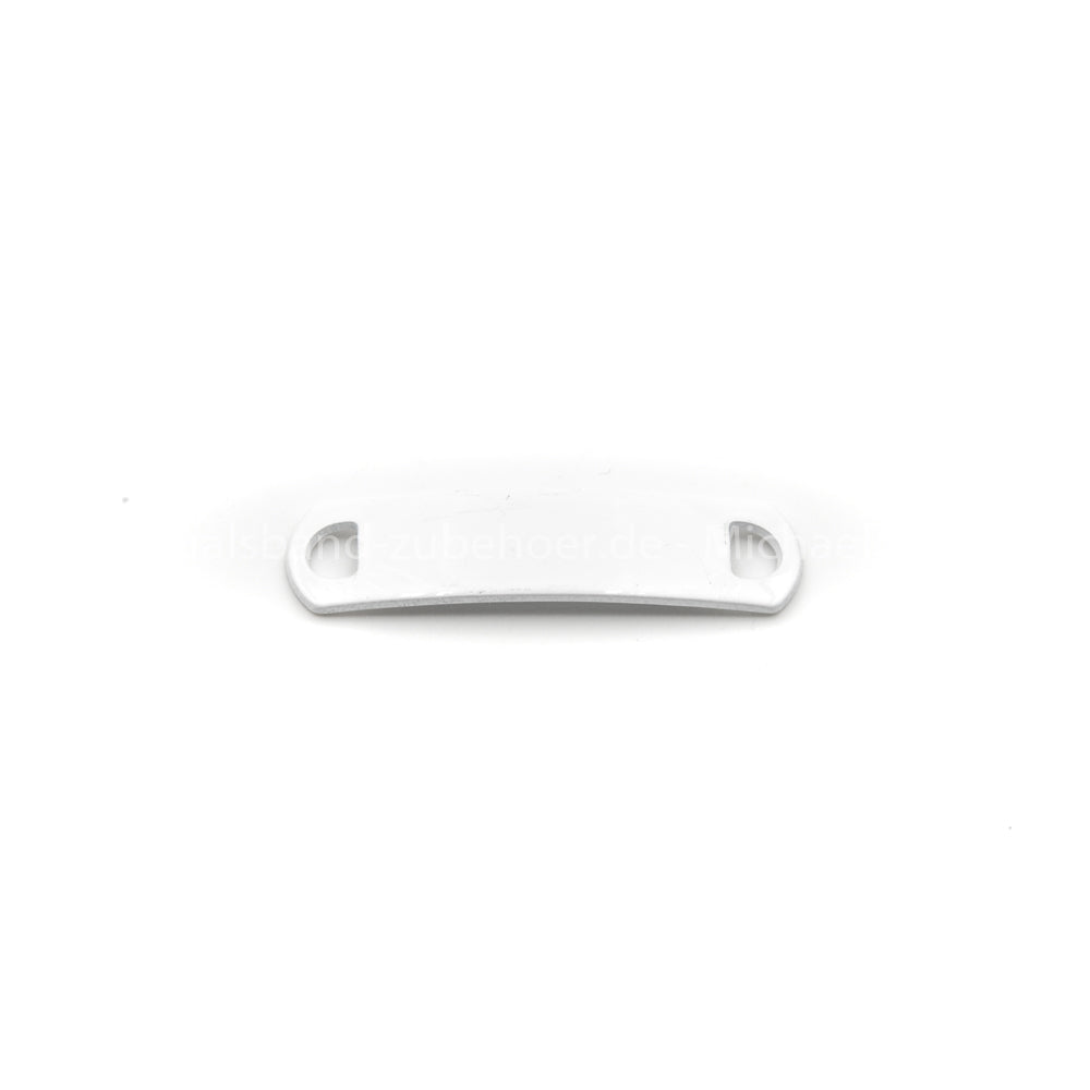 Conector de acero inoxidable blanco
