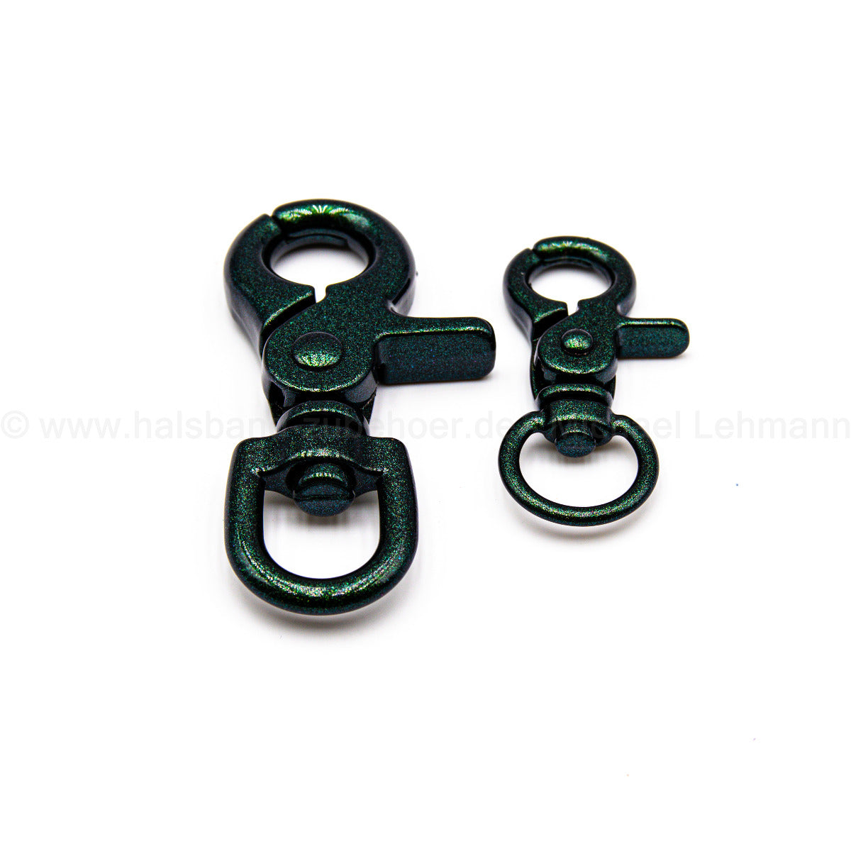 scissor carabiner Galaxy Green