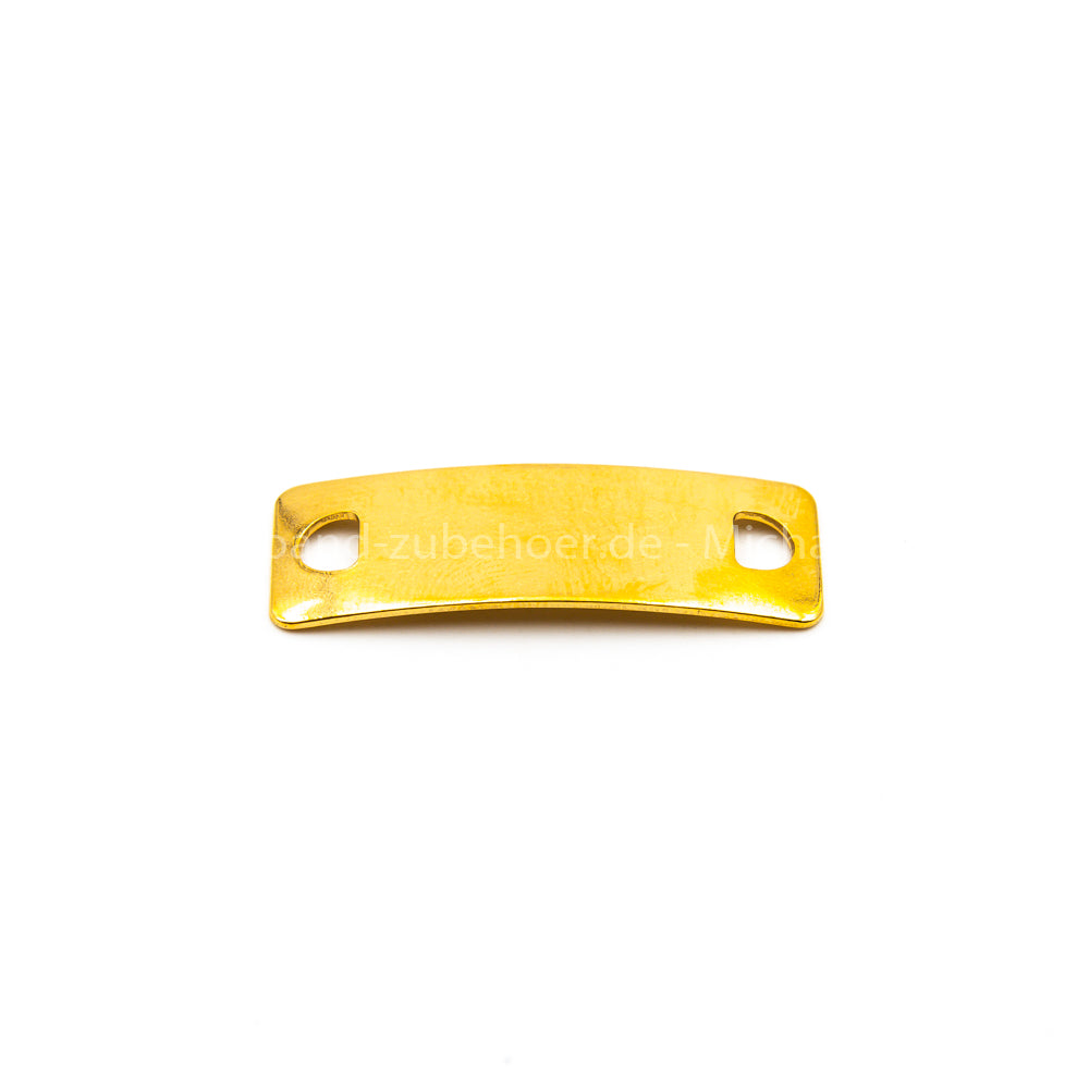 Conector de acero inoxidable dorado