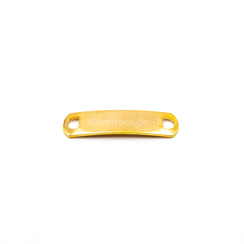 Conector de acero inoxidable dorado