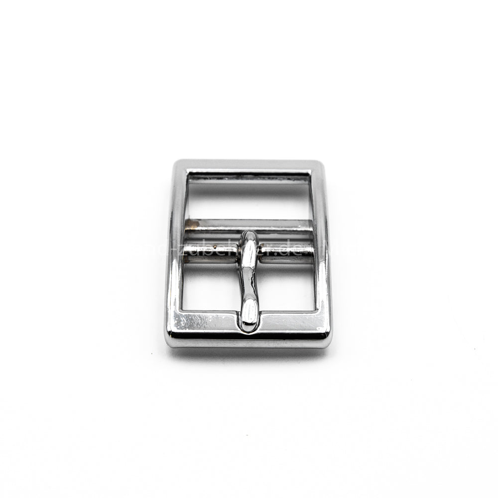 double bar buckle chrome
