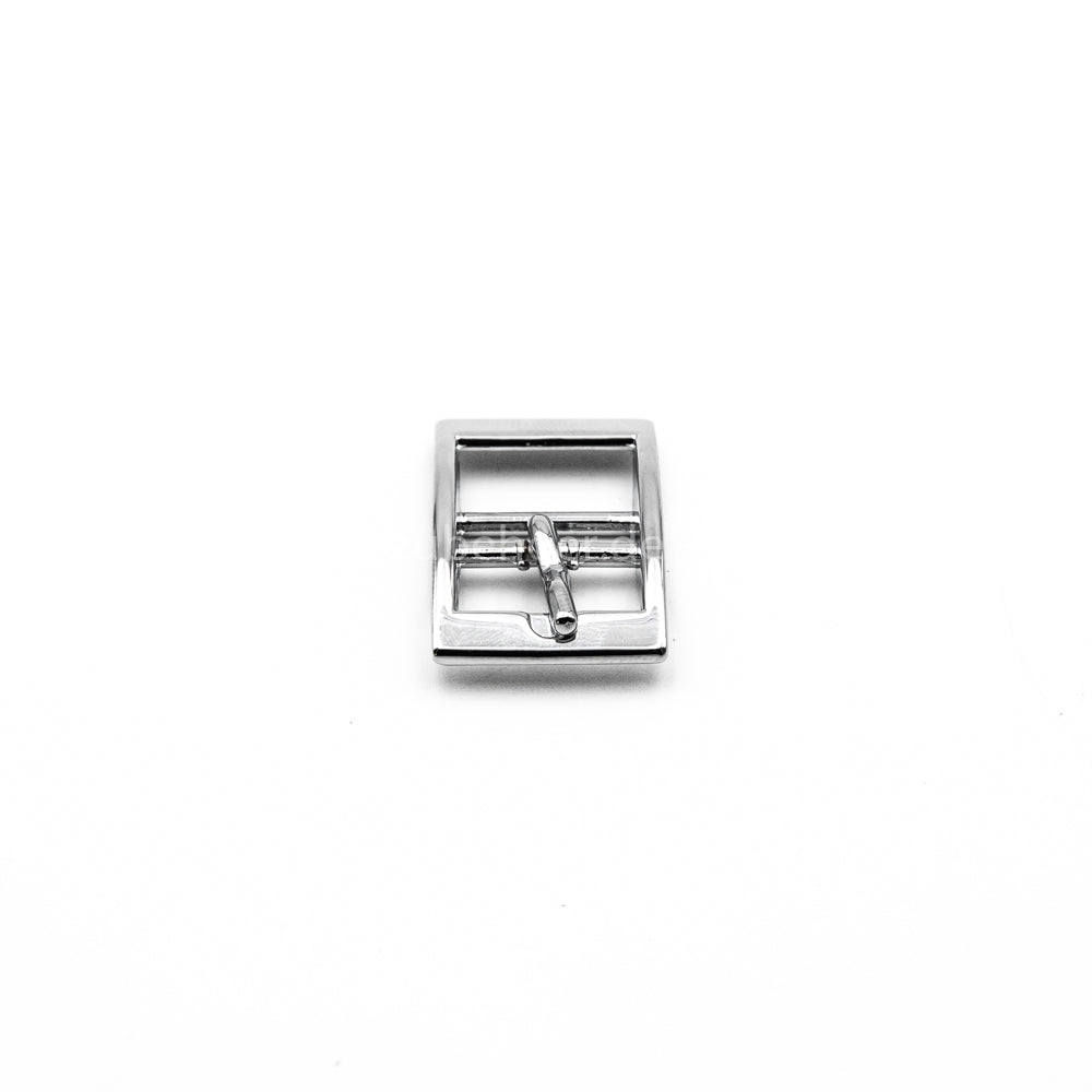 double bar buckle chrome