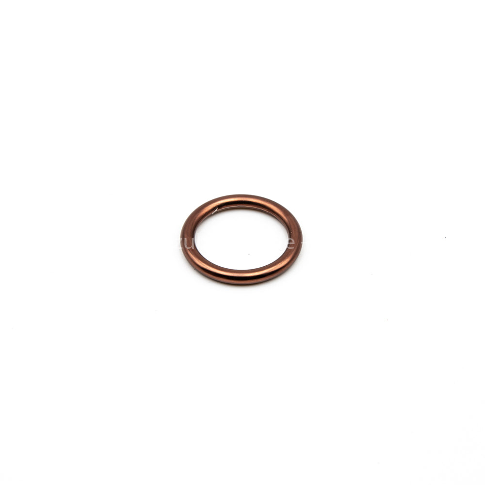 Anillo redondo Café Oscuro Mate