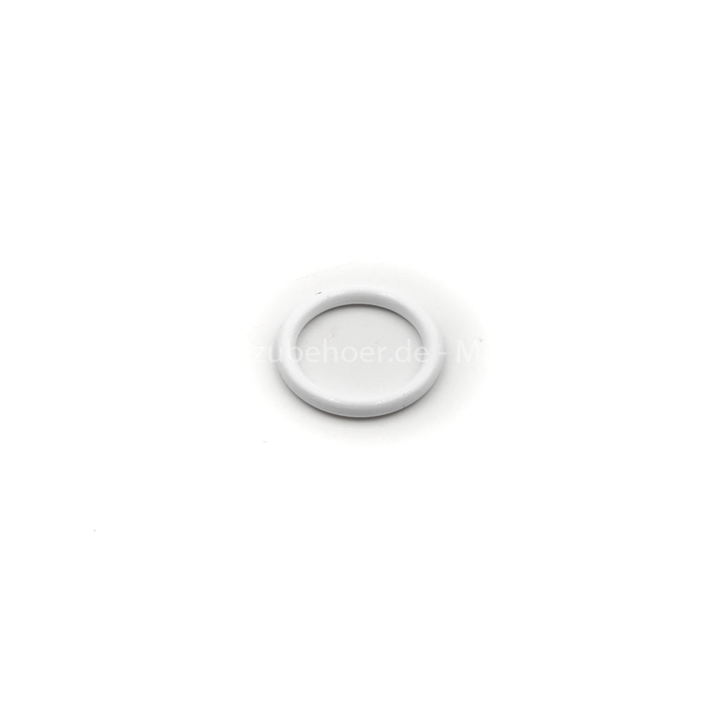 Anillo redondo blanco