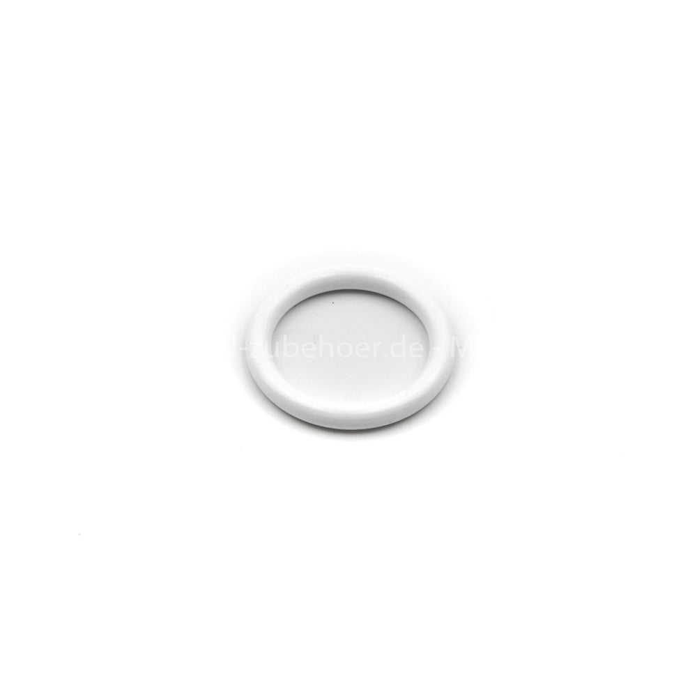 Anillo redondo blanco