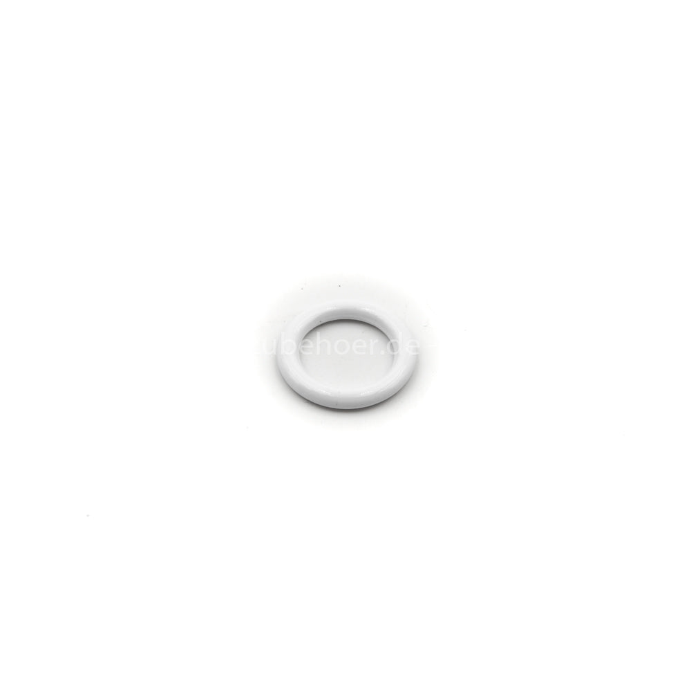 Anillo redondo blanco