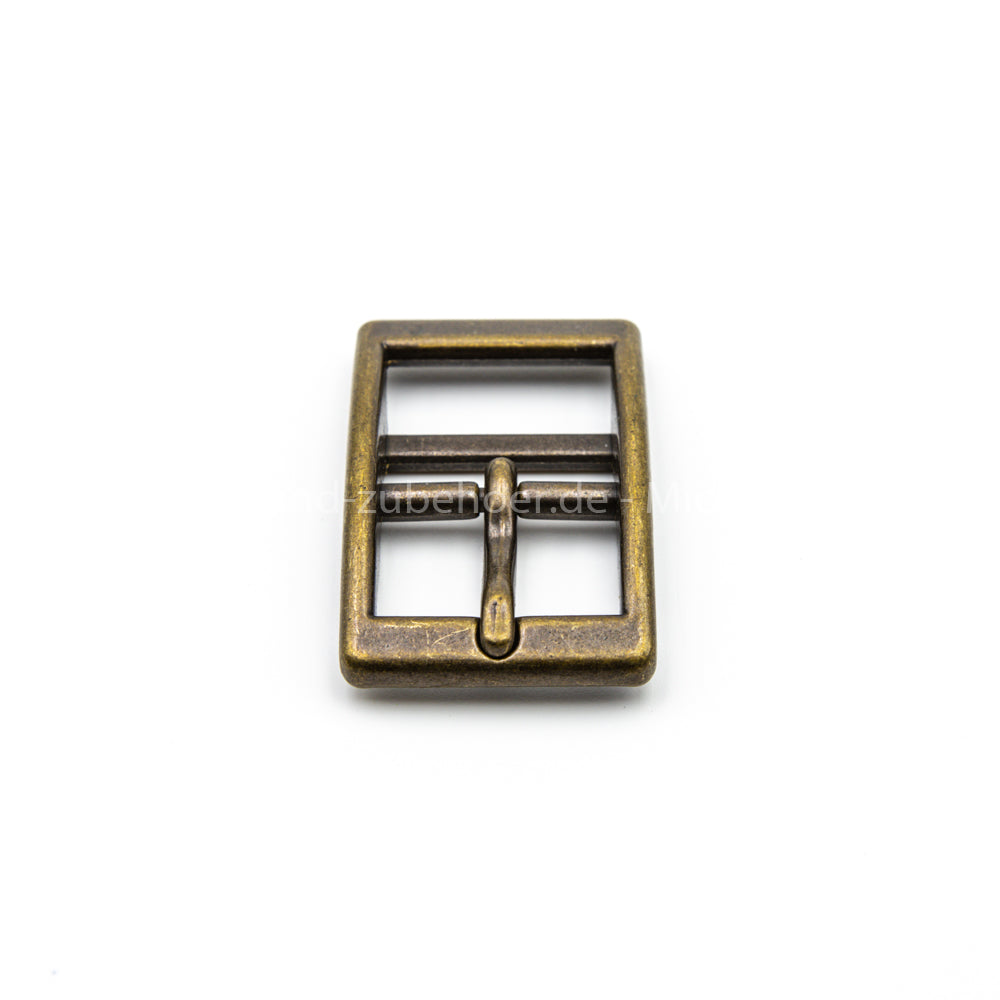Doppelstegschnalle Antik Bronze