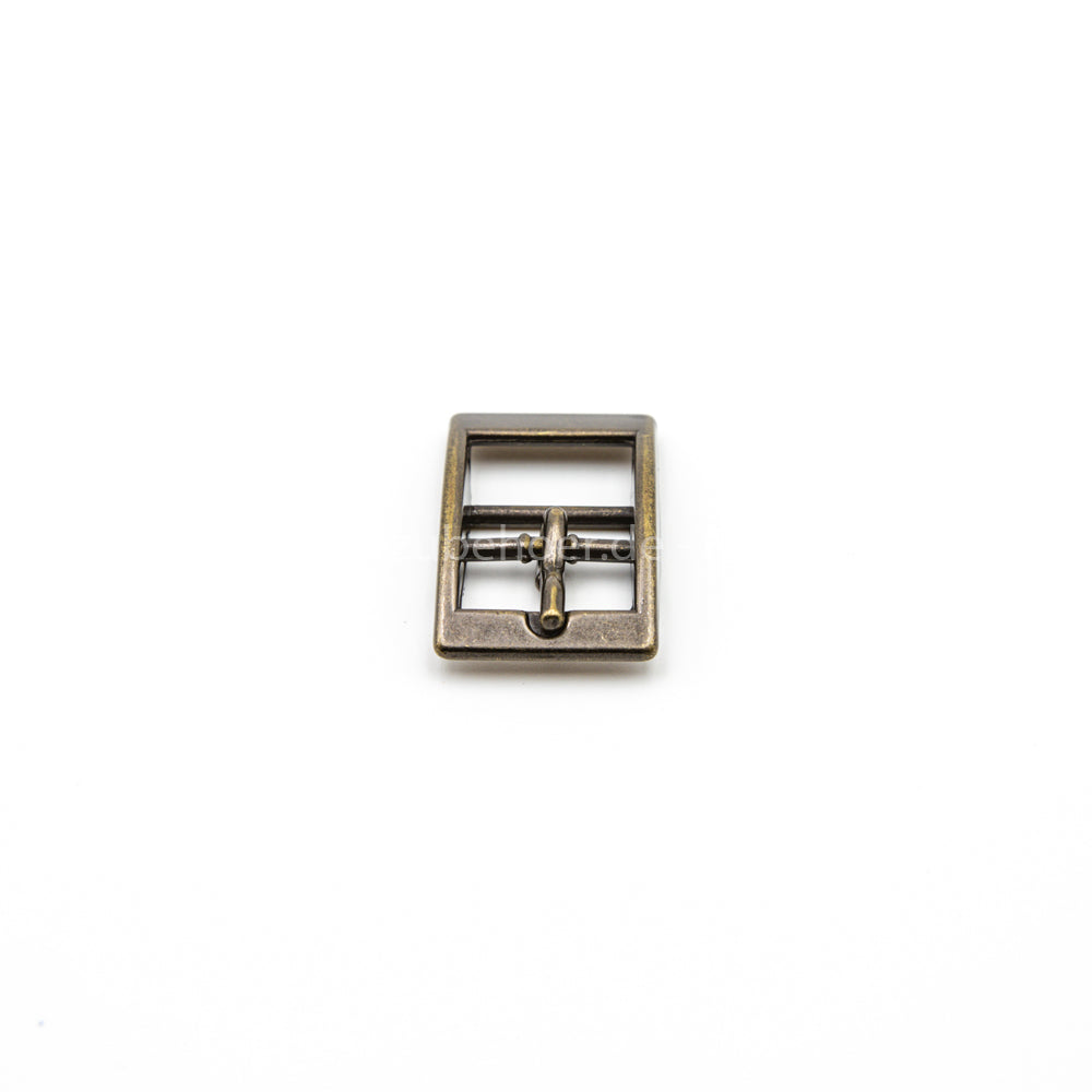 Doppelstegschnalle Antik Bronze